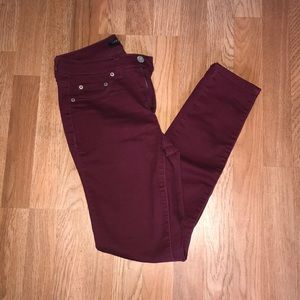 Red Aeropostale High Waist Jeggings